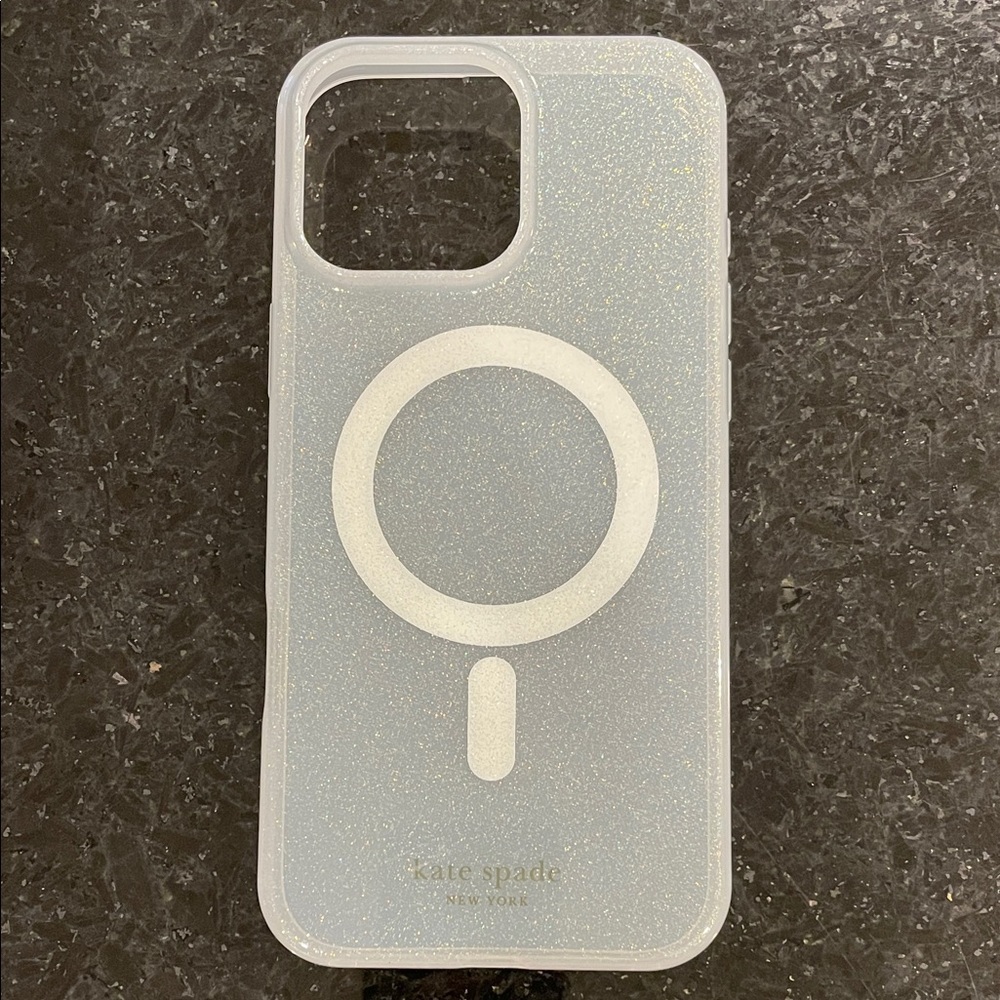 Kate Spade Sparkle iPhone Case - Silver Glitter
iPhone 16 pro max